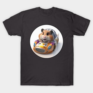 hamster as nascar driver T-Shirt